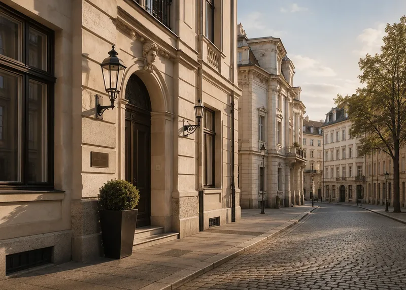 Miejska architektura budująca kontekst dla spraw nieruchomościowych i deweloperskich.